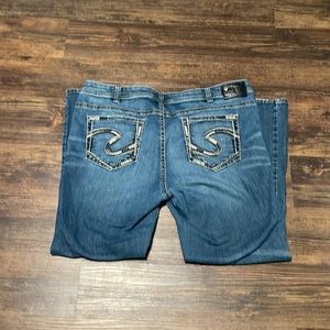 Silver Aiko jeans super stretch midboot 20x31
